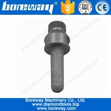 China D15x50Tx1/2"G Vacuum Brazed Diamond Ball Shape Finger Bit For Granite And Marble In Mining Machinery manufacturer