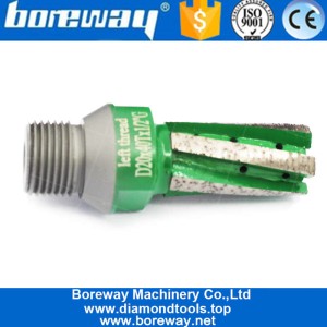China D20 Left Hand Thread Interface Finger Bit for CNC Machine Polishing Grinder Suppliers manufacturer