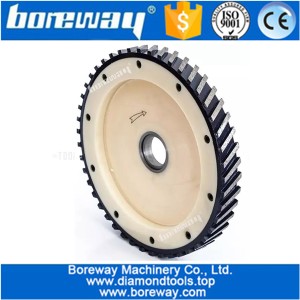 China D250mm D300 diamond silent core calibrating milling wheel with segment wide 25mm for grinding granite manufacturer