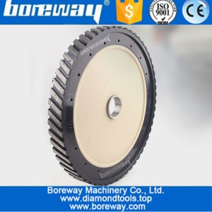 China D300mm segment wide 40mm diamond silent core milling wheel grinding granite and marble manufacturer