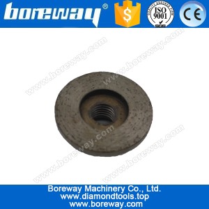 中国 D50*27.5W*4T*M14*46#小型连续式金刚石碗型磨轮，小型金刚石碗型砂轮 制造商