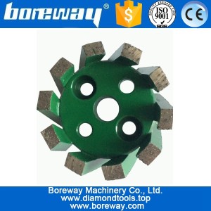 中国 D50x30Tx10H大理石 石英石金刚石磨铣轮 制造商