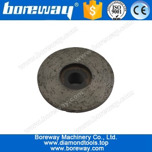 中国 D60*27.5W*4T*M14*46#小型连续式金刚石碗型磨轮，小型金刚石碗型砂轮 制造商