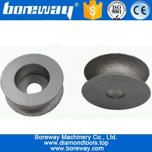 China D75x20Tx20H Vacuum Brazed Grinding Wheel For Grinding Half Round On Glass manufacturer