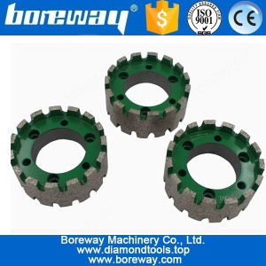 China D90x40Tx50H CNC Diamond Continuous Stubbing Wheel For Granite manufacturer