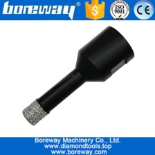 Cina Punte diamantate diamantate a vuoto diam. 10 mm con attacco 5 / 8-11 Diamond Core Drill Bit di alta qualità produttore