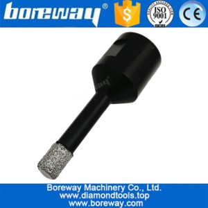 Chine Peu de foret de diamant sec soudé par vide de Dia.8mm avec la connexion 5 / 8-11 pour le granit de tuile de porcelaine maçonnerie brique fabricant