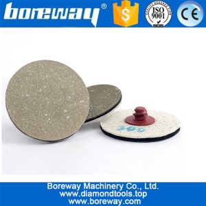 China Diamond 50mm Roloc Flexible Diamond Disc Roll Lock Sanding Disc For Glass Ceramic Silicon Stone Grinding manufacturer