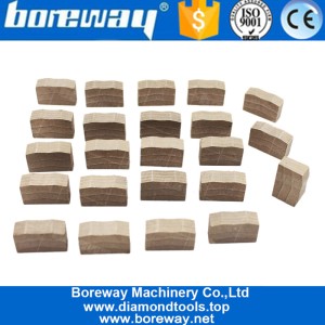 China Diamond Sandwich Shape Segment For Cutting Stone Block Manufacturer manufacturer