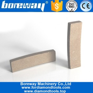 China Diamond Tools Stone Slab Cutting Parts Diamond Edge Segment for Granite manufacturer