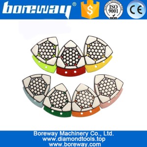 China Diamant Dreieck Sanding Pad Dry 3 Zoll Polierscheiben Werkzeuge für Oszillierende Multi Tools Renovator Dremel Power Hersteller