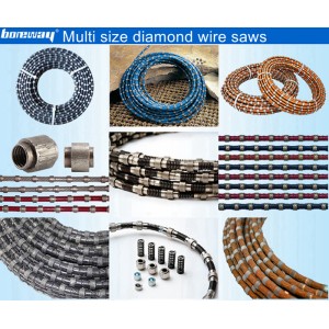 China Diamond wire saw for stone quarry and block manufacturer