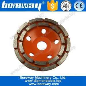 China Double row diamond cup grinding wheel manufacturer