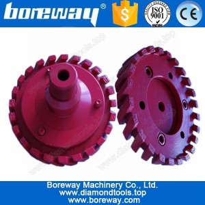 China Drain board wheel for stone,diamond stubbing wheels for granite manufacturer