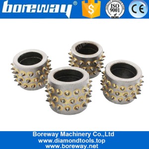 China Factory Price 45S Durable Bush Hammer Alloy Grinding Rollers for Hand held Grinders Machine manufacturer