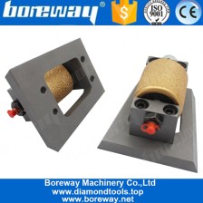 China Franfurt Vacuum Brazing Bush Hammer Roller For Grinding Marble manufacturer