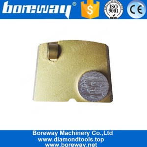 China Half PCD Lavina Quick Lock Concrete Diamond Grinding Shoes For Epoxy Glue Mastic Removing manufacturer