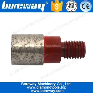 China Heavy Duty Coarse Grit Diamond Screw Adapter Replacement Finger Bits manufacturer