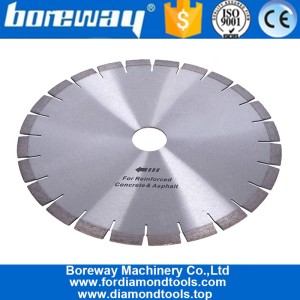 China Lâminas de serra circular de diamante de solda de alta frequência para corte de concreto com qualidade estável fabricante