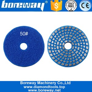 China High Quality 4 Inch Metal Bond Grinding Pad Concrete Floor Polishing Disc For Supplies manufacturer