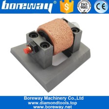 China Redi Lock Rotary 30 Tip Bush Hammer Roller For safe Non-Slip Finish manufacturer