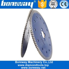 China Hot Pressionado Turbo Aro Granito De Mármore Diamante Circular De Granito De Mármore De Porcelana Disco De Lâmina De Corte De Concreto fabricante