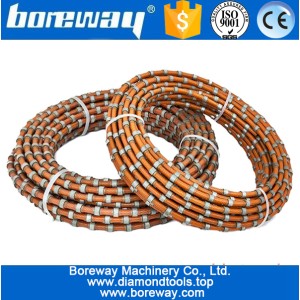 China Hot sale portable abrasive diamond wire saw rope and beads for cutting granite marble stone and concrete manufacturer