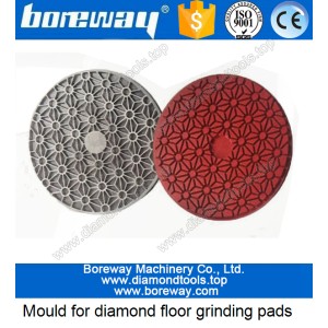 China Iron molds for floor grinding blocks,metal molds for floor grinding blocks,aluminium molds for floor grinding blocks manufacturer