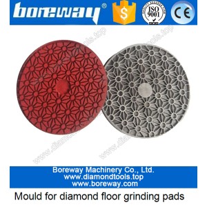 China moldes de ferro para piso moagem almofadas, moldes metálicos para pavimentos, moagem almofadas, moldes de alumínio para piso moagem pads fabricante
