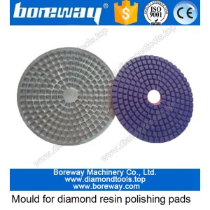 China moldes de ferro para triturar almofada, moldes de metal para moer almofadas, moldes de alumínio para moer pads fabricante