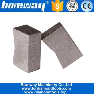 China K Shape Multi Layer Structure Wet Use Diamond Segments Granite Cutting manufacturer