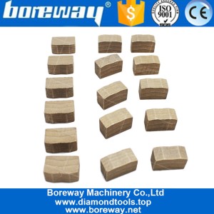 China Low Price M Shape Diamond Segment For Cutting Granite Sandstone Block manufacturer