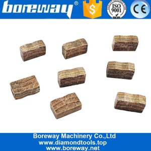 China M Shape Sandwich Diamond Cutting Segment For Cutting Granite manufacturer