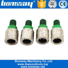 China Manufacturer Of CNC 20MM Diamond Screw Core Bits manufacturer