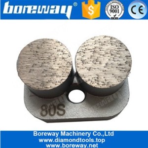 Chine Nouvelle plaque de broyage en béton Grind avec double boutons 20x12mm fabricant