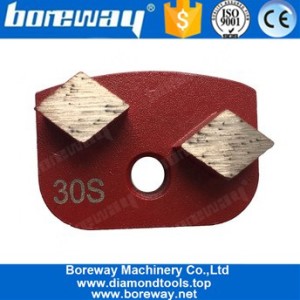 China New Grind Diamond Tools With Two Rhombus Grinding Segments manufacturer