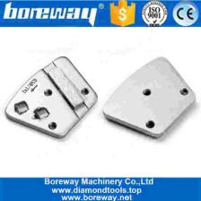 China PKD-Metall-Trapezschleifscheibe 2-Viertel-PKD mit Epoxidharz zum Entfernen von Bodenabstreifern mit Opferdiamanten Hersteller