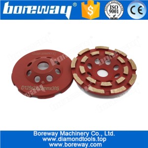 China Professional 125mm welding diamond cup wheel for concrete manufacturer