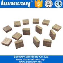 China Professionelles Diamantsegment zum Schneiden von Steinblockhersteller Hersteller