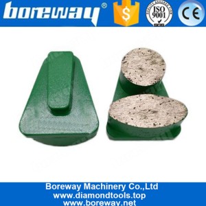 China Runde und ovale Segmente Redi Lock Husqvarna Scanmaskin Betonschleifplatten für Anstrichfarben Hersteller