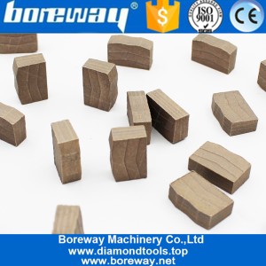 China Sandwich Type Diamond Segment For Cutting Granite Block manufacturer