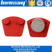 China Einzelnes Rundsegment Zwei Pins Bodenscheiben Metallschleifblock für Werkmeister Bodenschleifer Hersteller
