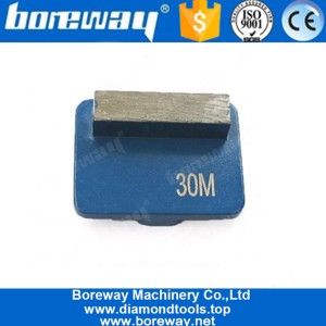 China Single Segment Metal Bond Husqvarna Grinding Shoes For Removal Epoxy Floor Renovation manufacturer