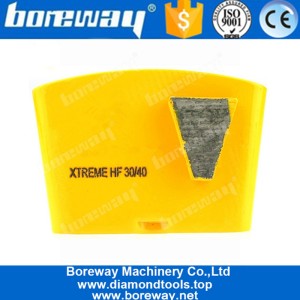 China Single Trapezoid Segment EZ Change Concrete Grinding Tools For HTC Concrete Grinder manufacturer