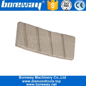 Cina Segmento di lama di taglio a forma di slot a forma di slot per il taglio del granito produttore