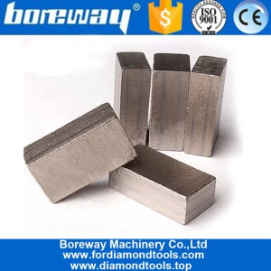 China Stable Quality Wet Use Diamond Segment for Limestone Cutting manufacturer