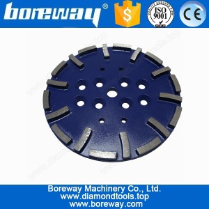China Supply 250mm Diamond Concrete Flat Grinding Plate manufacturer