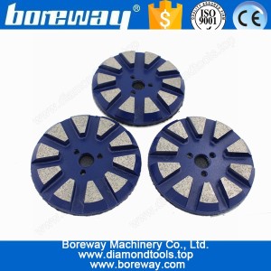 China Supply 4 inch Metal Diamond Floor Abrasive Disc manufacturer