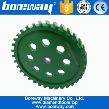중국 화강암에 대한 공급 D230x25x25mm - 15.88mm 세그먼트 Slient Grinidng 그루브 휠 제조업체