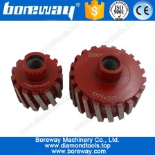 China Fornecemos D50 * 35T * M14 segmentado diamante zero tambor de tolerância rebolos para pedra fabricante